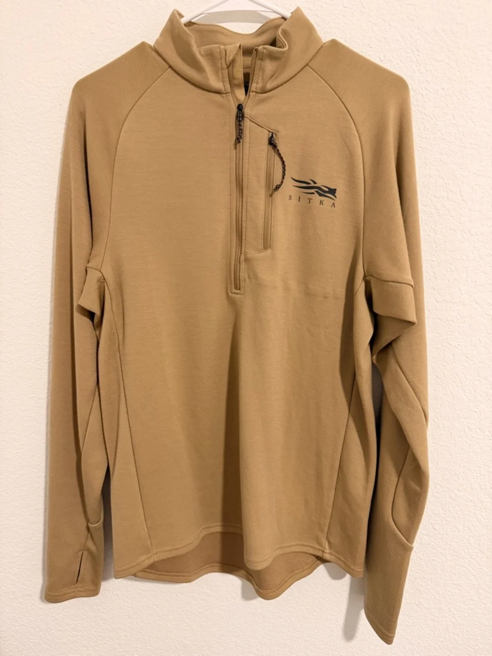 Sitka Men's Lightweight Pullover Shirt Jacket - Coyote Tan - Picture 1 of 3